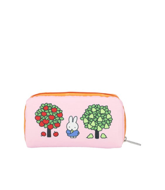 LeSportsac Unisex Pouch Rectangular Cosmetic In Miffy Pink Rect Cosm