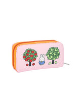 LeSportsac Unisex Pouch Rectangular Cosmetic In Miffy Pink Rect Cosm