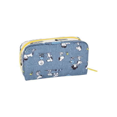 LeSportsac Unisex Pouch Rectangular Cosmetic In Peanuts Happy Pals Acc