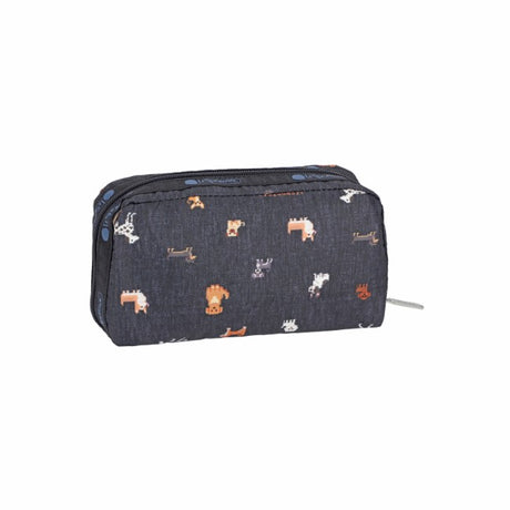 LeSportsac Unisex Pouch Rectangular Cosmetic In Woof Wonderland