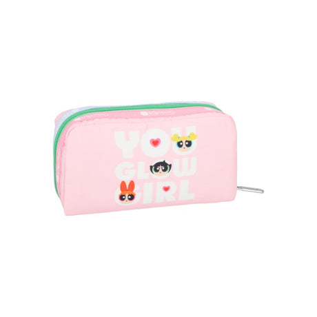 LeSportsac Unisex Pouch Rectangular Cosmetic In Ppg Pink Rect Cosm