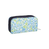 LeSportsac Unisex Pouch Rectangular Cosmetic In Tapestry Flower Blue
