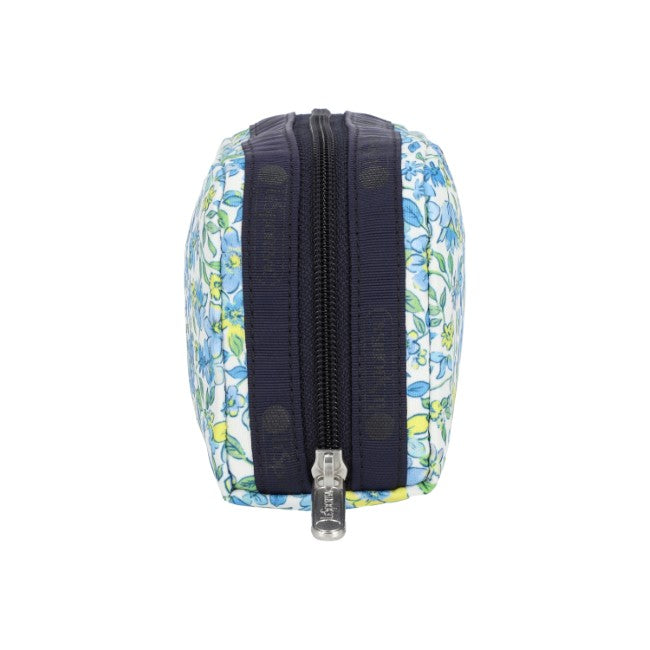 LeSportsac Unisex Pouch Rectangular Cosmetic In Tapestry Flower Blue