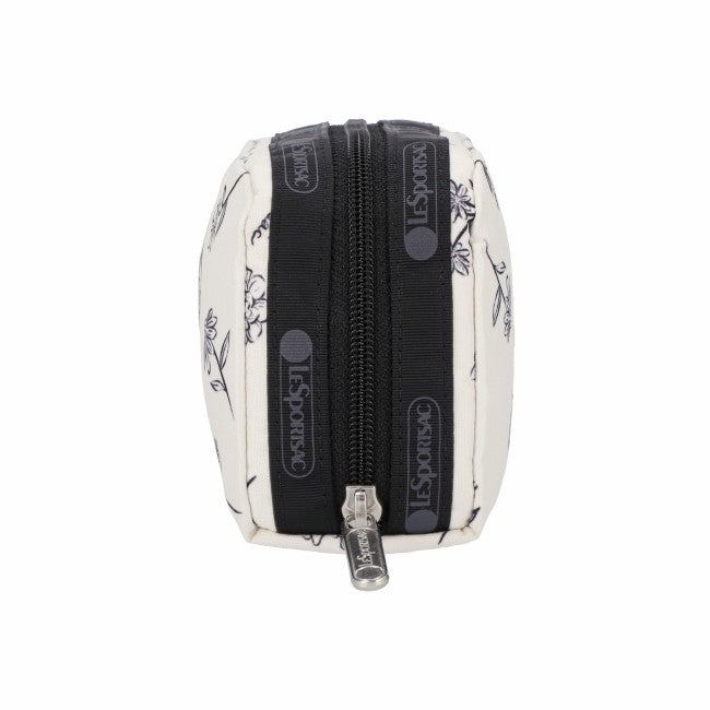 LeSportsac Unisex Pouch Rectangular Cosmetic In Ink Sketched Floral Ivory