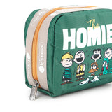 LeSportsac Aksesoris Unisex Square Cosmetic In Peanuts Social Club Cosm