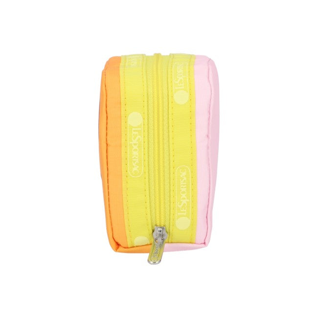 LeSportsac Unisex Pouch Square Cosmetic In Miffy Pink/Orange Sq