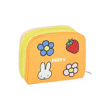 LeSportsac Unisex Pouch Square Cosmetic In Miffy Pink/Orange Sq