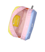 LeSportsac Unisex Pouch Square Cosmetic In Miffy Blue/Yellow Sq