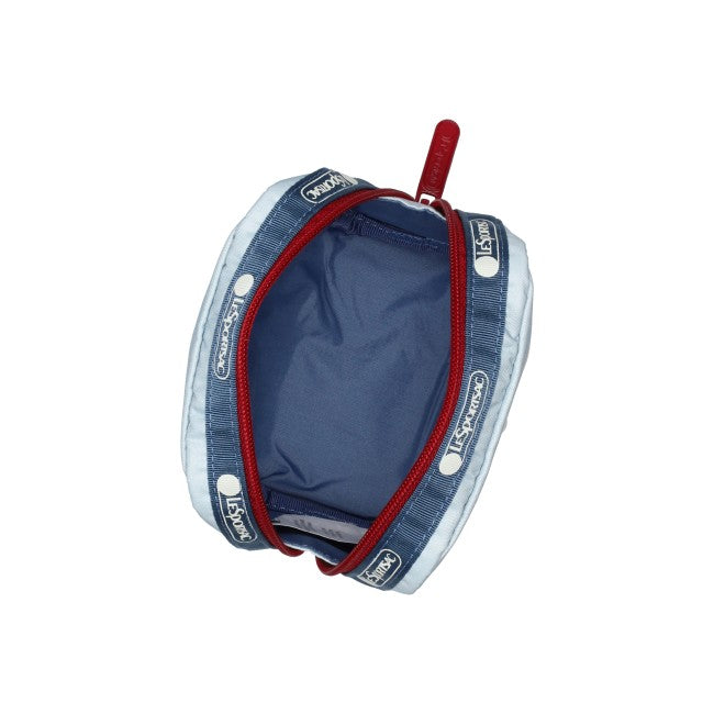 LeSportsac Unisex Pouch Square Cosmetic In Lagoon Pearl