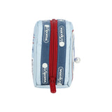 LeSportsac Unisex Pouch Square Cosmetic In Lagoon Pearl