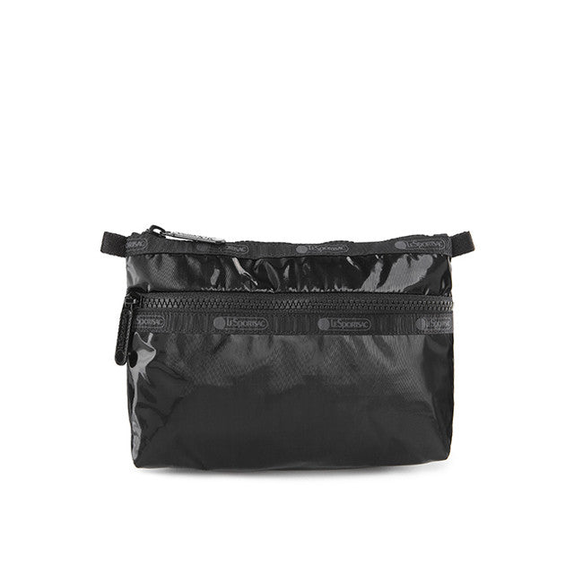 Cosmetic Clutch In Black Shine