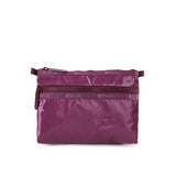 Cosmetic Clutch In Purple Berry Shine