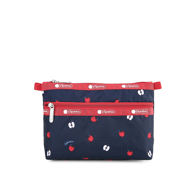 LeSportsac Aksesoris Unisex Cosmetic Clutch In Red Delicious Navy/Red
