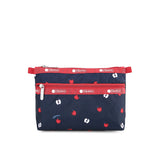 LeSportsac Aksesoris Unisex Cosmetic Clutch In Red Delicious Navy/Red