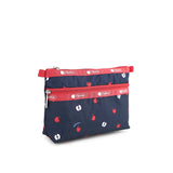 LeSportsac Aksesoris Unisex Cosmetic Clutch In Red Delicious Navy/Red