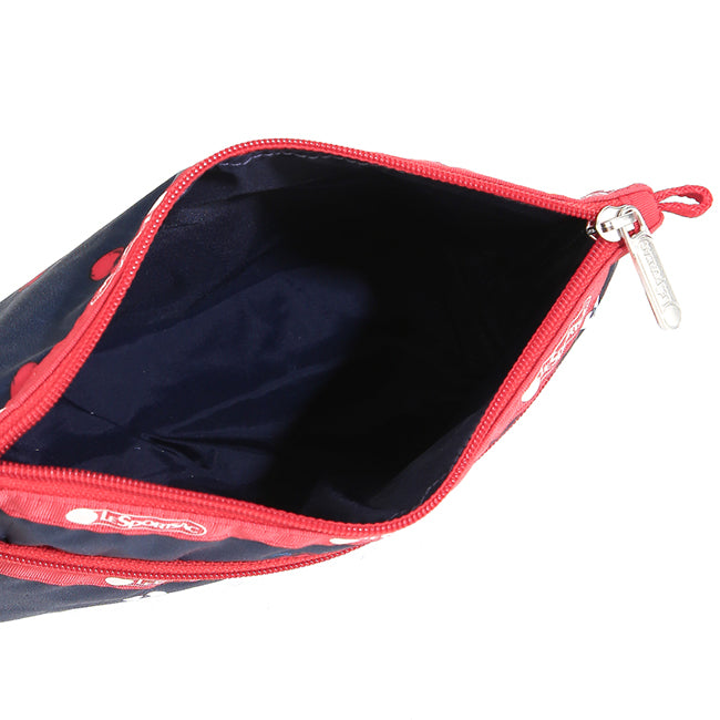 LeSportsac Aksesoris Unisex Cosmetic Clutch In Red Delicious Navy/Red