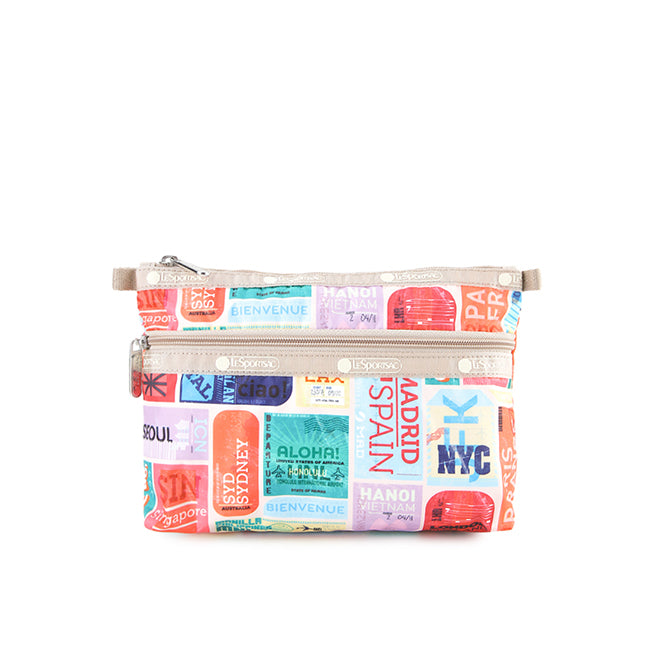 Cosmetic Clutch In Travel Tags