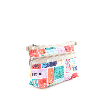 Cosmetic Clutch In Travel Tags