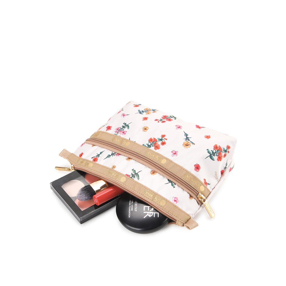 LeSportsac Unisex Cosmetic Clutch In Dainty Garden