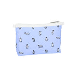 LeSportsac Unisex Pouch Cosmetic Clutch In Petite Penguins White