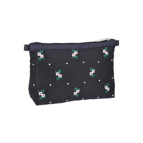 LeSportsac Unisex Pouch Cosmetic Clutch In Floral Lattice Emb