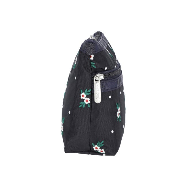 LeSportsac Unisex Pouch Cosmetic Clutch In Floral Lattice Emb