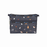 LeSportsac Unisex Pouch Cosmetic Clutch In Woof Wonderland