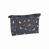 LeSportsac Unisex Pouch Cosmetic Clutch In Woof Wonderland