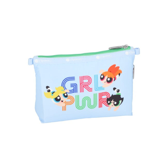 LeSportsac Unisex Pouch Cosmetic Clutch In Ppg Grl Pwr Cosm