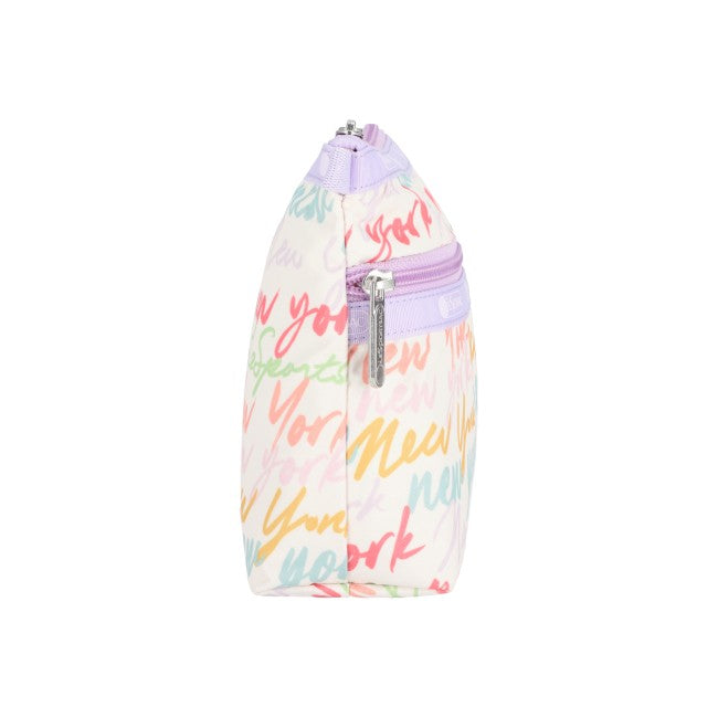 LeSportsac Unisex Bags Cosmetic Clutch In Nyc Script Cream