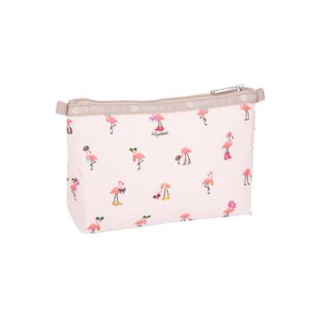 LeSportsac Unisex Bags Cosmetic Clutch In Flamingo Party