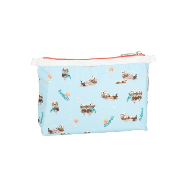 LeSportsac Unisex Bags Cosmetic Clutch In Floating Sea Otters