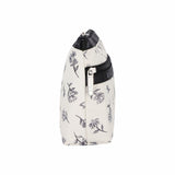 LeSportsac Unisex Pouch Cosmetic Clutch In Ink Sketched Floral Ivory