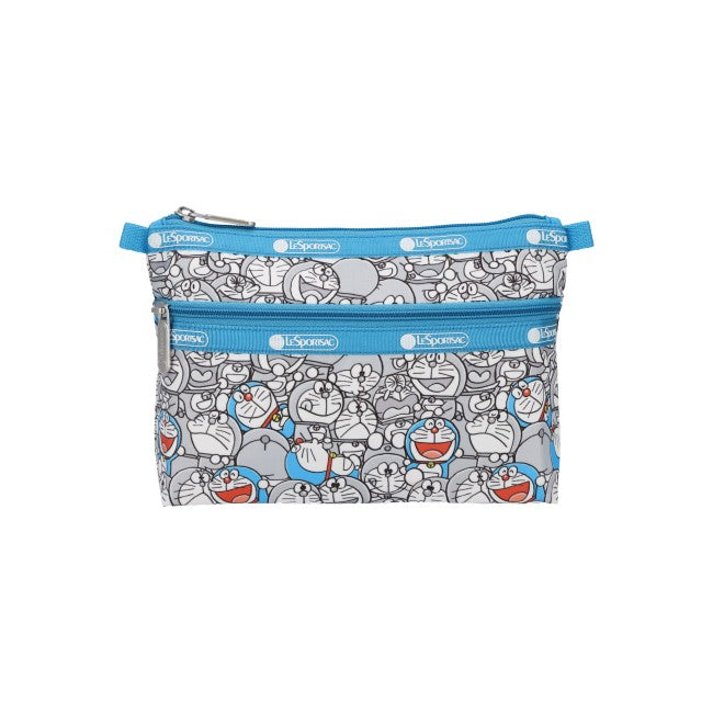 LeSportsac Unisex Pouch Cosmetic Clutch In We Love Doraemon Acc