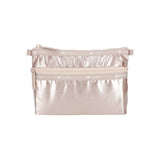 LeSportsac Unisex Pouch Cosmetic Clutch In Rose Gold Shine