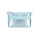 LeSportsac Unisex Bags Cosmetic Clutch In Aqua Blue Shine