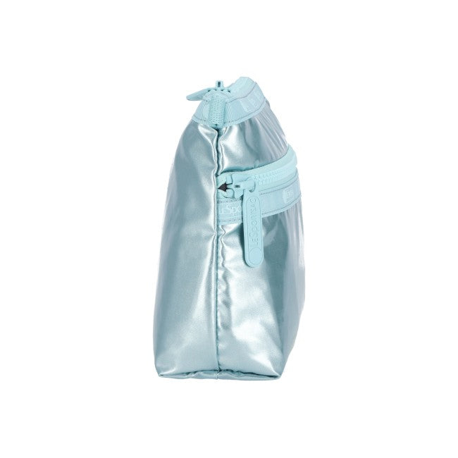 LeSportsac Unisex Bags Cosmetic Clutch In Aqua Blue Shine