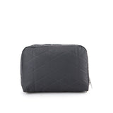 Xl Rectangular Cosmetic In Thunder Cross Deboss