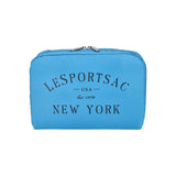 Xl Rectangular Cosmetic In Vivid Blue Logo Cosm