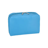 Xl Rectangular Cosmetic In Vivid Blue Logo Cosm