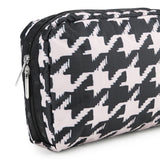 LeSportsac Aksesoris Unisex Xl Rectangular Cosmetic In Blk/ Beige Houndstooth
