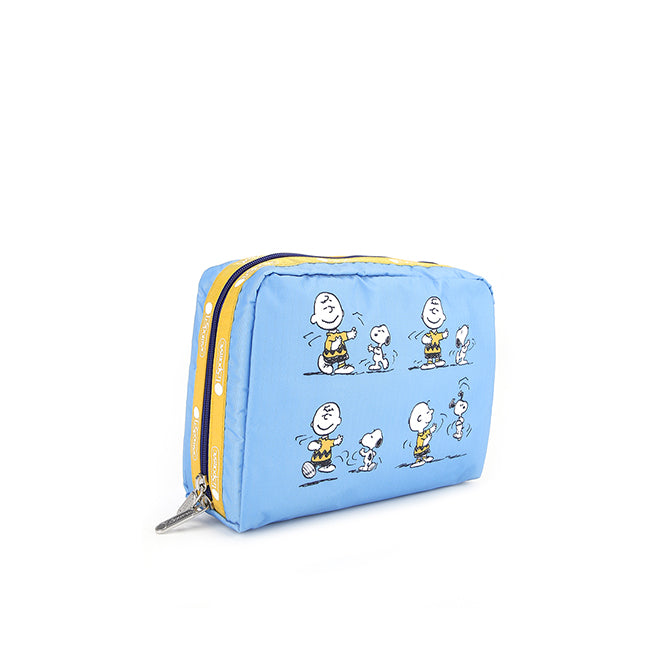 LeSportsac Aksesoris Unisex Xl Rectangular Cosmetic In Peanuts Vibes Xl Cosm