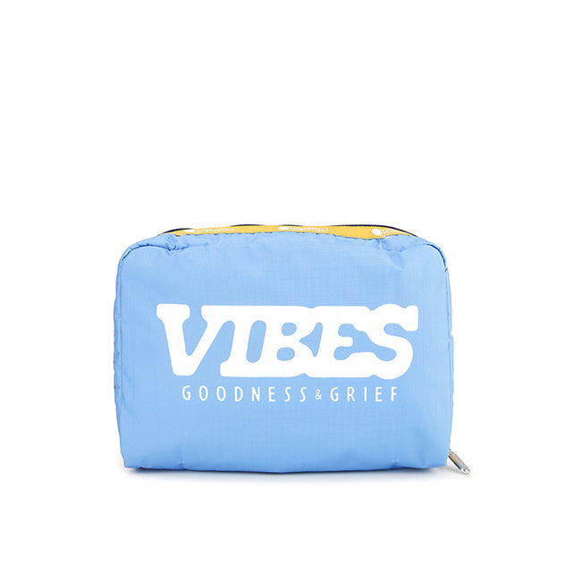 LeSportsac Aksesoris Unisex Xl Rectangular Cosmetic In Peanuts Vibes Xl Cosm