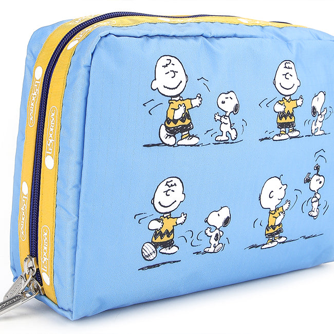LeSportsac Aksesoris Unisex Xl Rectangular Cosmetic In Peanuts Vibes Xl Cosm