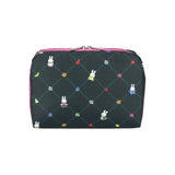 LeSportsac Unisex Pouch Xl Rectangular Cosmetic In Miffy Orchard Green/Pink