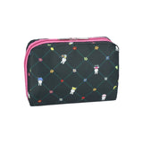 LeSportsac Unisex Pouch Xl Rectangular Cosmetic In Miffy Orchard Green/Pink