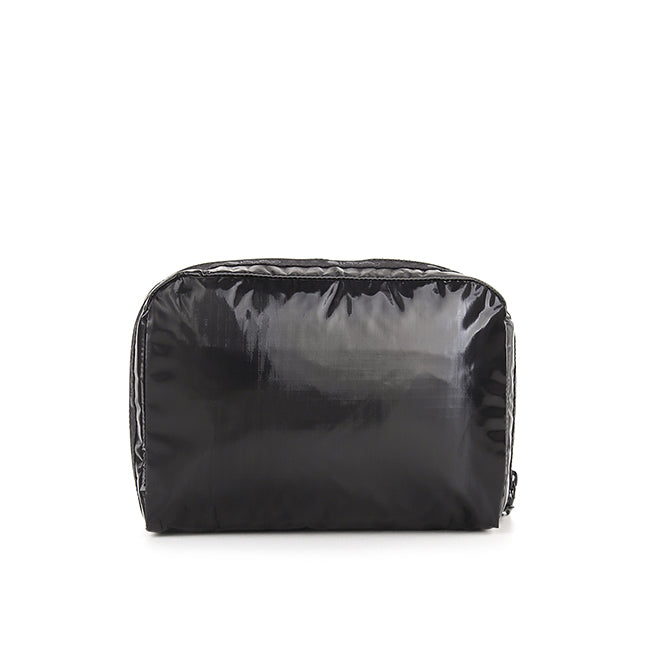 Xl Rectangular Cosmetic In Black Shine