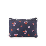 3-Zip Cosmetic In Denim Daisy