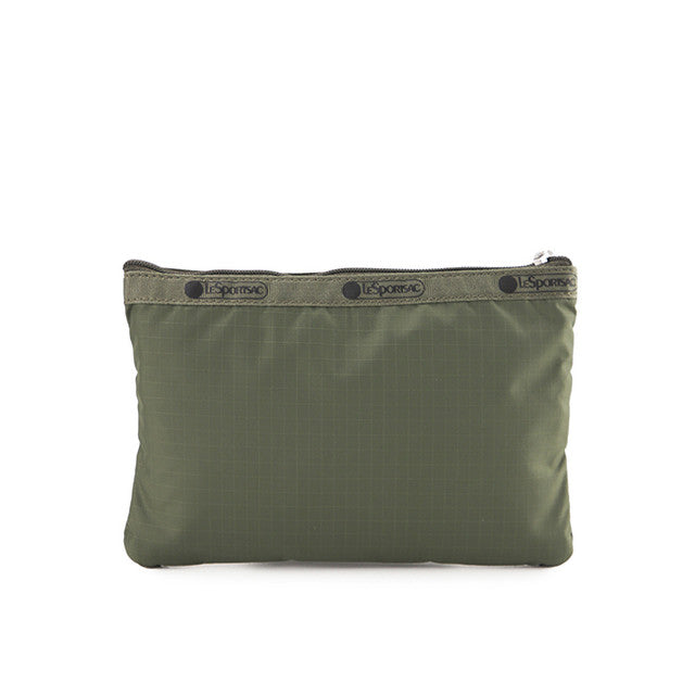 3-Zip Cosmetic In Dark Olive