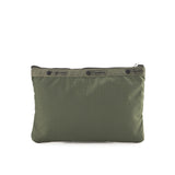 3-Zip Cosmetic In Dark Olive